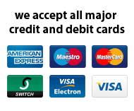 We accept all major credit cards